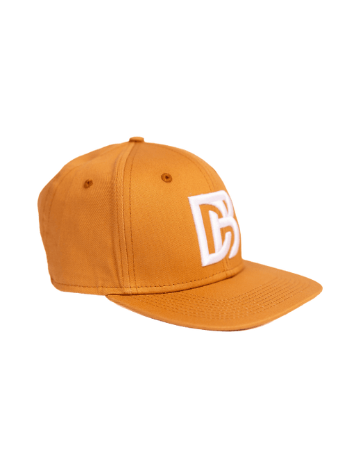 Dapper Boi Hats Tan Flat Brim Snapback