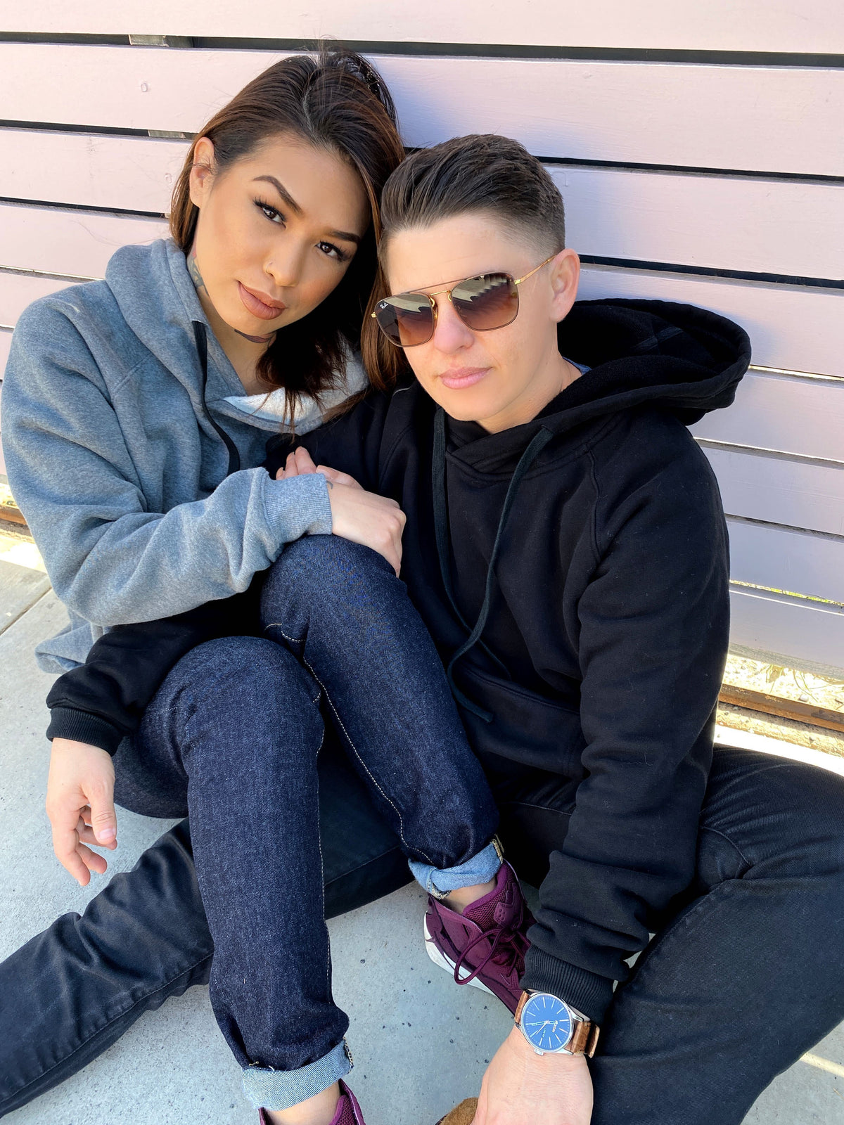 An image of a happy, well dressed couple in Dapper Boi clothing. Dapperboi.com