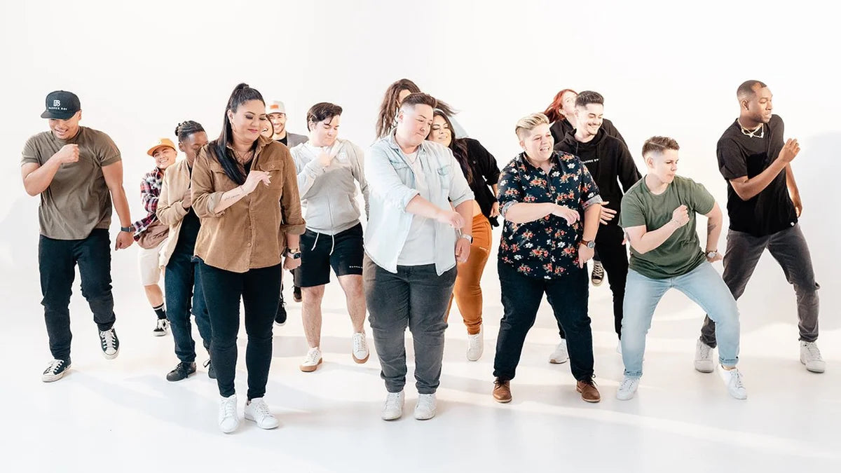 The Dapper Boi dancers dancing to the rhythm of self-love and acceptance. dapperboi.com
