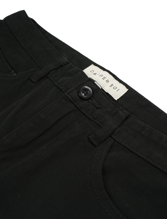 Black Chino Shorts