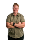 Pre-Order: Olive Short Sleeve Button-Up with Ribbed Cuff