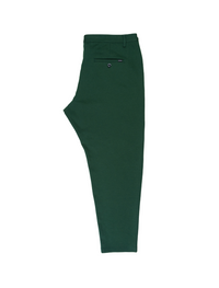 Slim Green Casual Knit Pants