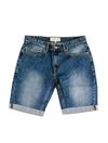 Indigo Wash Jean Shorts