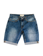 Indigo Wash Jean Shorts