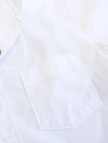 White Essential Long Sleeve Button-Up
