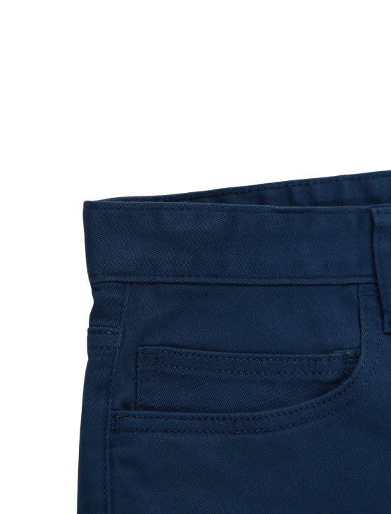 Steel Blue Chino Shorts