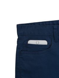 Steel Blue Chino Shorts