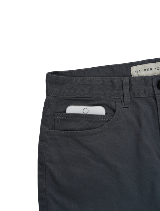 Grey Chino Shorts
