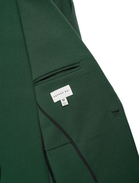 Green Casual Knit Blazer