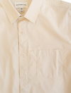Short Sleeve Button-Up with Ribbed Cuff