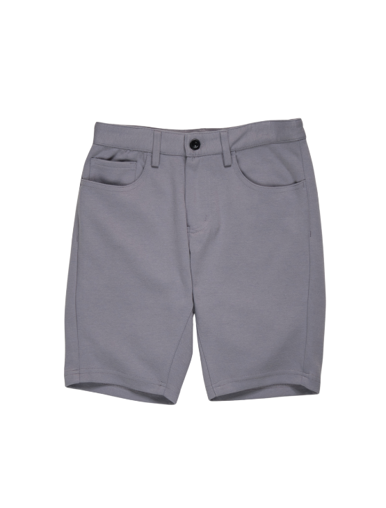 Light Grey Casual Knit Shorts