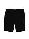 Black Casual Knit Shorts
