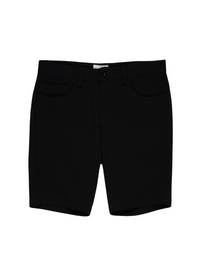 Black Casual Knit Shorts