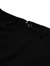 Black Casual Knit Shorts