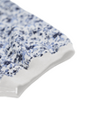 Pre-Order: White Floral Short Sleeve Button-Up with Ribbed Cuff