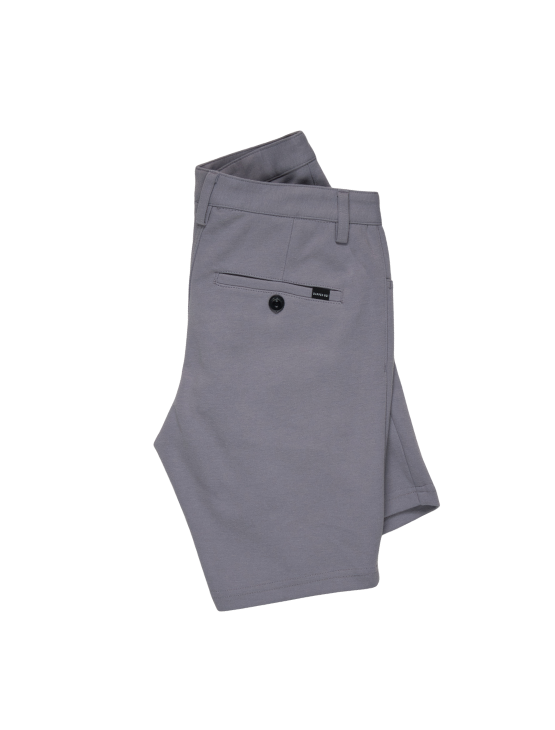 Light Grey Casual Knit Shorts