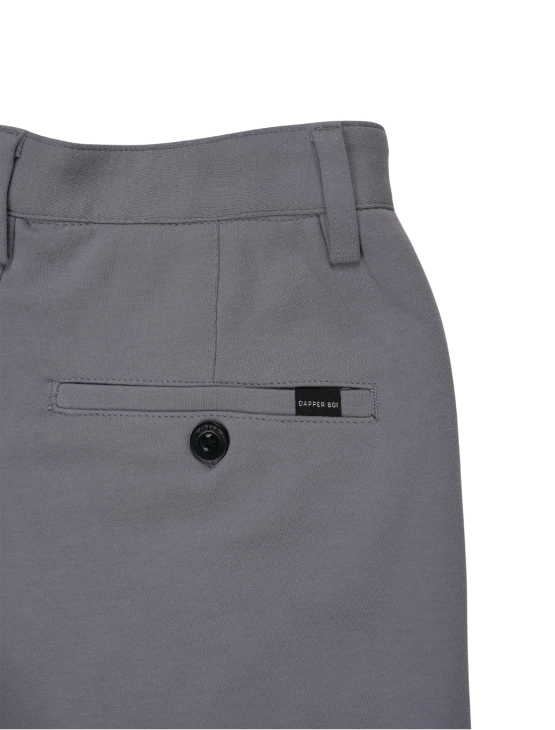 Light Grey Casual Knit Shorts