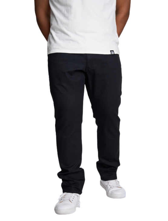 Slim-Straight, Premium Black Stretch Jeans