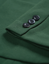 Green Casual Knit Blazer