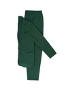 Slim Green Casual Knit Pants