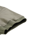 Pre-Order: Olive Short Sleeve Button-Up with Ribbed Cuff