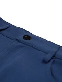 Steel Blue Casual Knit Shorts