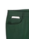 Slim Green Casual Knit Pants