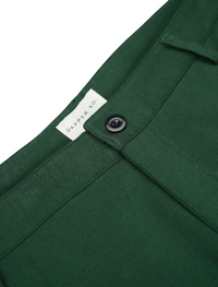 Slim Green Casual Knit Pants