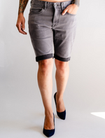 Light Grey Jean Shorts