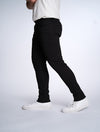 Slim Black Casual Knit Pants