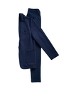Dark Blue Casual Knit Blazer