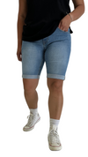 Blue Fade Jean Shorts