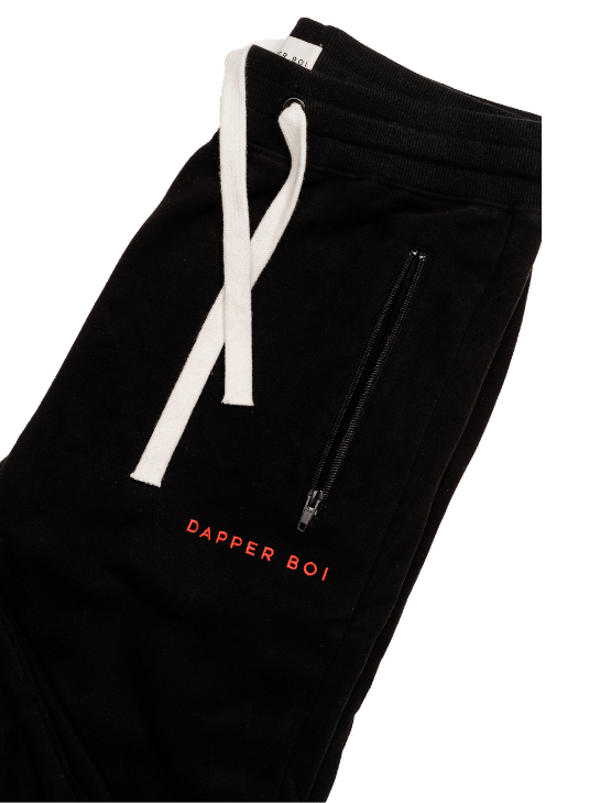 Dapper Boi Bottoms Black DB Joggers