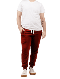 Dapper Boi Bottoms Deep Red DB Joggers