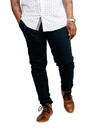 Dapper Boi Bottoms PRE-ORDER CAMPAIGN: Dark Navy Slim Chino Pants