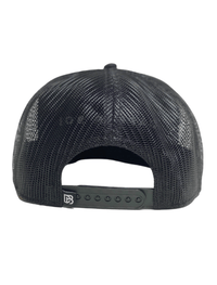 Dapper Boi Hats Black Dapper Boi Mesh Flat Snapback