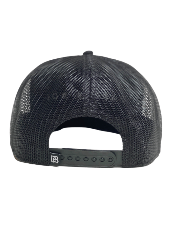 Dapper Boi Hats Black Dapper Boi Mesh Flat Snapback
