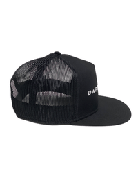 Dapper Boi Hats Black Dapper Boi Mesh Flat Snapback