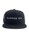 Black Dapper Boi Mesh Flat Snapback