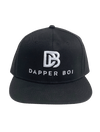 Black DB Essential Flat Snapback
