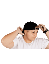 Dapper Boi Hats Black Rounded DB Embroidery with Buckle Closure