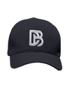 Black Rounded DB Embroidery with Buckle Closure