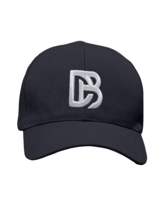 Dapper Boi Hats Black Rounded DB Embroidery with Buckle Closure