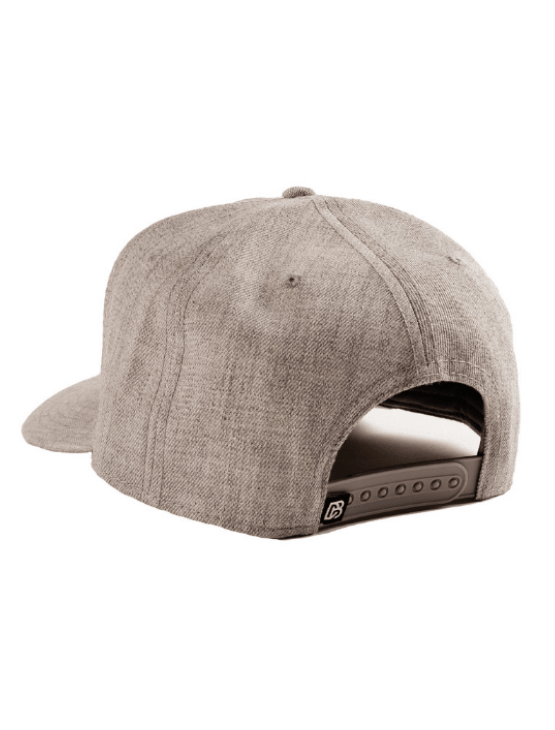 Dapper Boi Hats FINAL SALE: Grey Dapper Boi Patch Flat Snapback