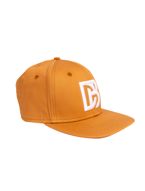 Dapper Boi Hats Tan Flat Brim Snapback