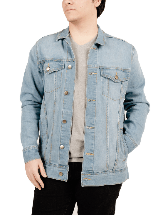 Dapper Boi Jackets Light Blue Fade Denim Jacket