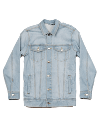 Dapper Boi Jackets Light Blue Fade Denim Jacket