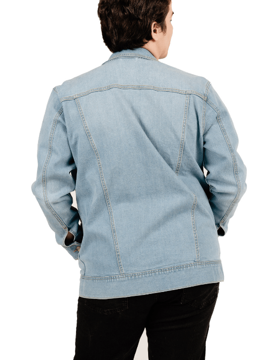 Dapper Boi Jackets Light Blue Fade Denim Jacket