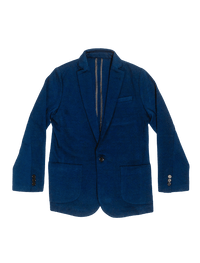 Dapper Boi Jackets Navy Casual Knit Blazer