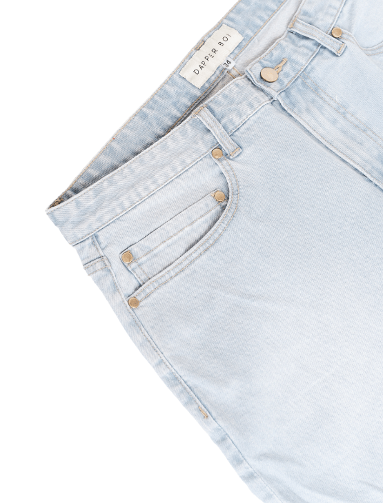 Dapper Boi Jeans PRE-ORDER: Slim Blue Fade Jeans